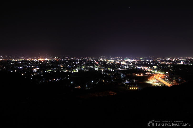大蔵経寺山の夜景スポット写真（1）