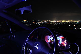 車内からの夜景