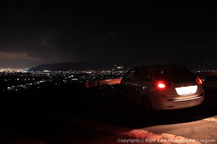 塩山フルーツライン 勝沼町勝沼付近の夜景スポット写真（4）
