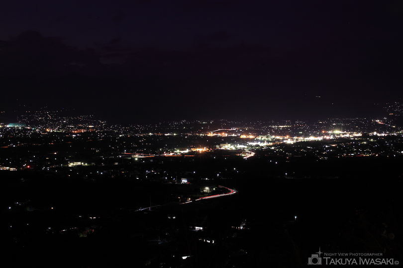 ぶどうの丘の夜景スポット写真（2）