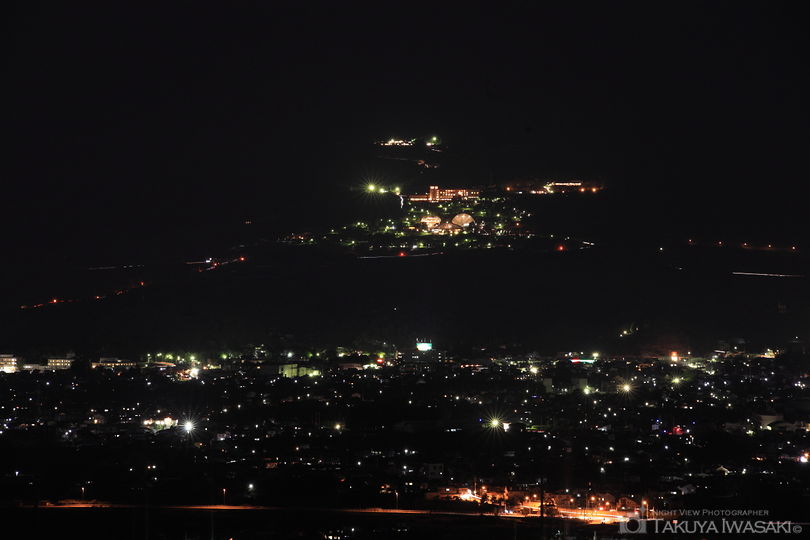 ぶどうの丘の夜景スポット写真（3）