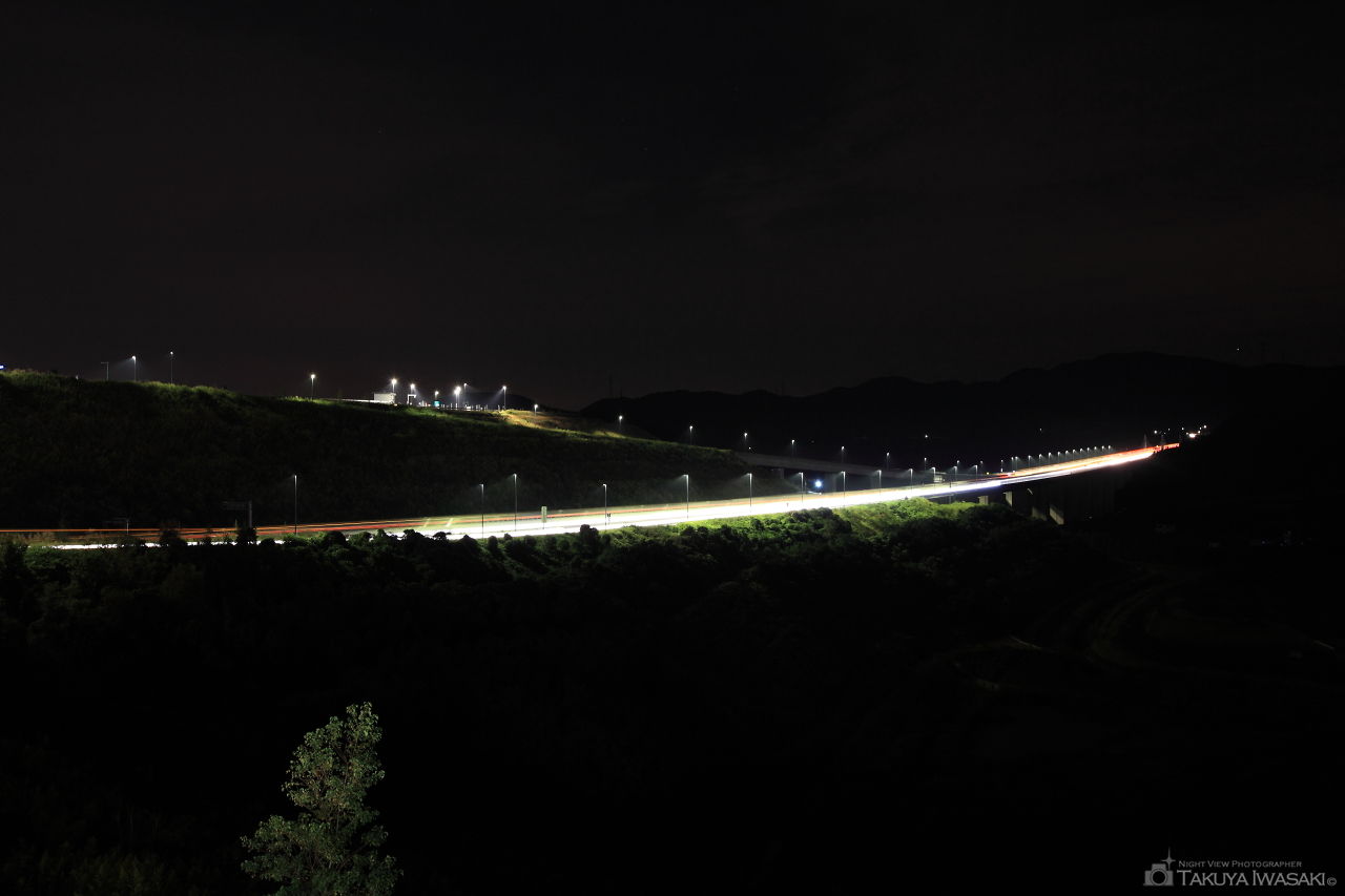 浜松SA （上り） ビューポイントの夜景スポット写真（1）
