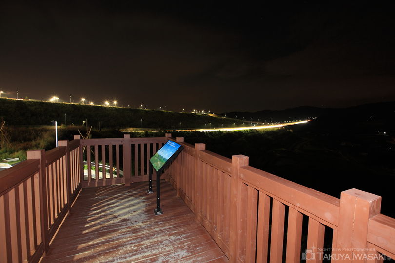 浜松SA （上り） ビューポイントの夜景スポット写真（2）