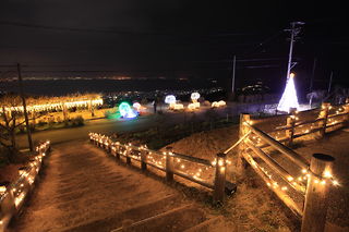 三ヶ根山スカイライン 第一見晴台の夜景スポット写真（2）class=