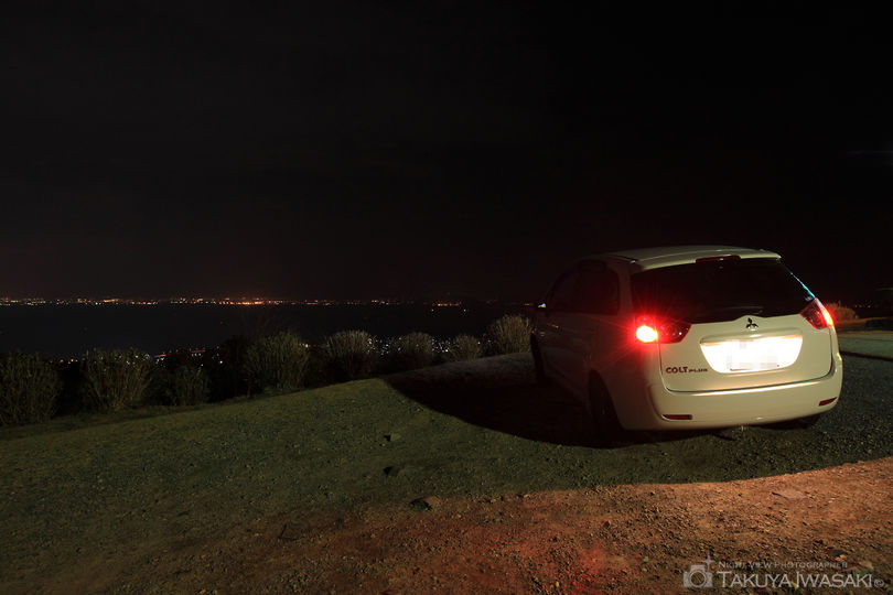 三ヶ根山スカイライン 第一見晴台の夜景スポット写真（5）
