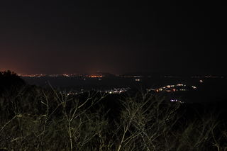 三ヶ根山スカイライン 第二見晴台の夜景スポット写真（1）class=