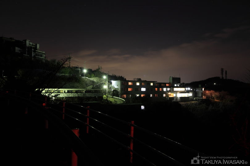三ヶ根山スカイライン かんぽの宿付近の夜景スポット写真（2）