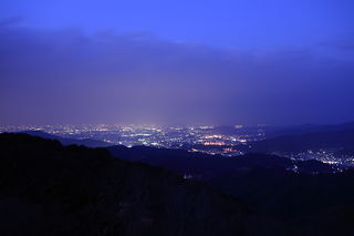 三ヶ根山スカイライン 岡崎側の夜景スポット写真（1）class=