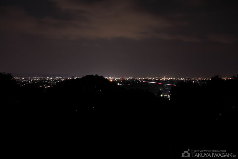 弘法山公園の夜景スポット写真（2）