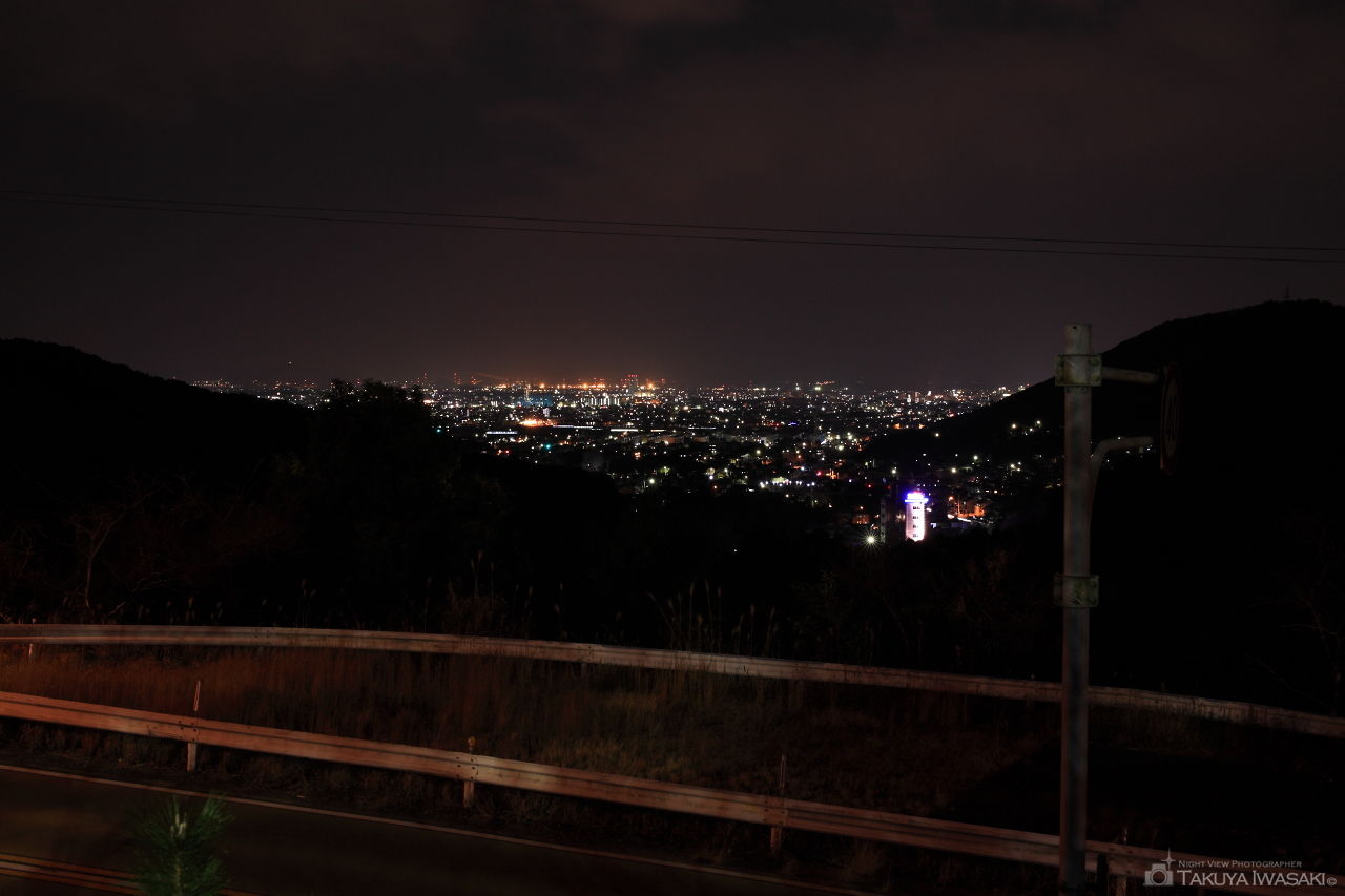 多米峠の夜景スポット写真（1）
