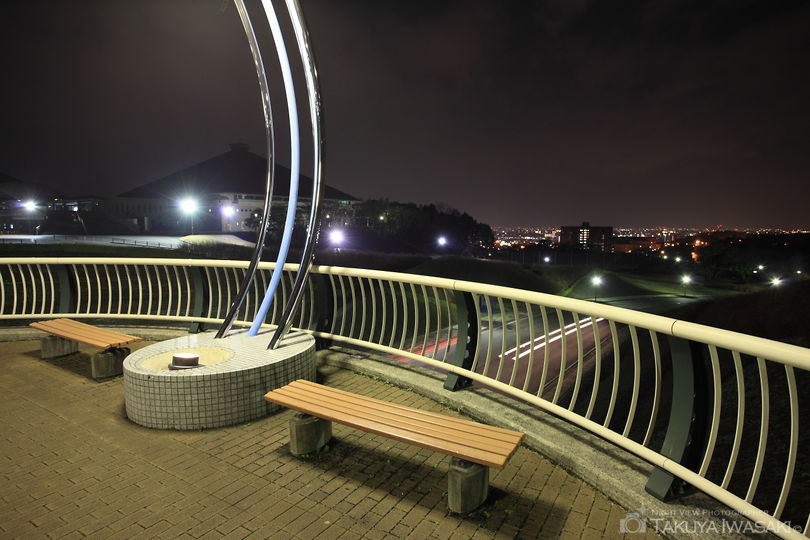 岡崎中央総合公園の夜景スポット写真（2）