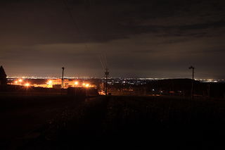 水沢貯水場付近の夜景スポット写真（1）class=
