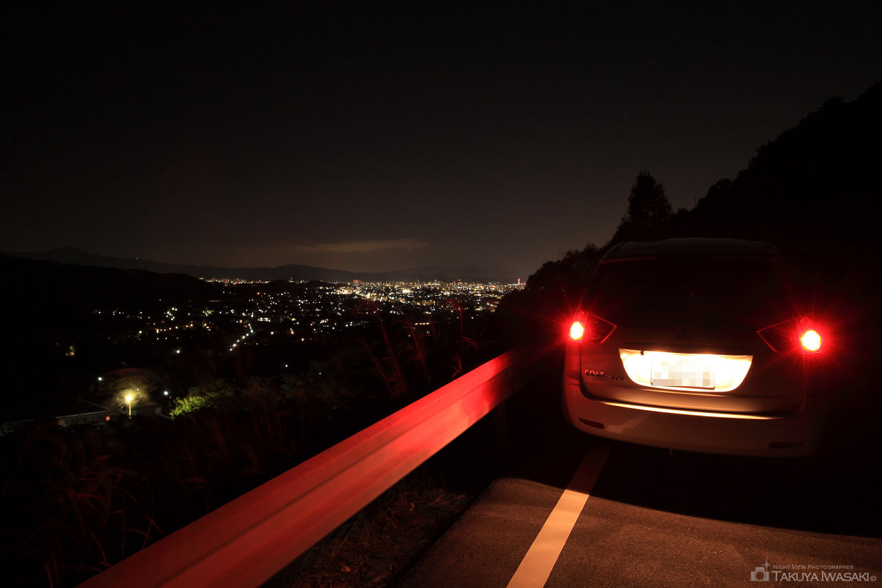 嵯峨野見晴台の夜景スポット写真（2）