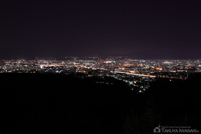 大岩山展望所の夜景スポット写真（1）