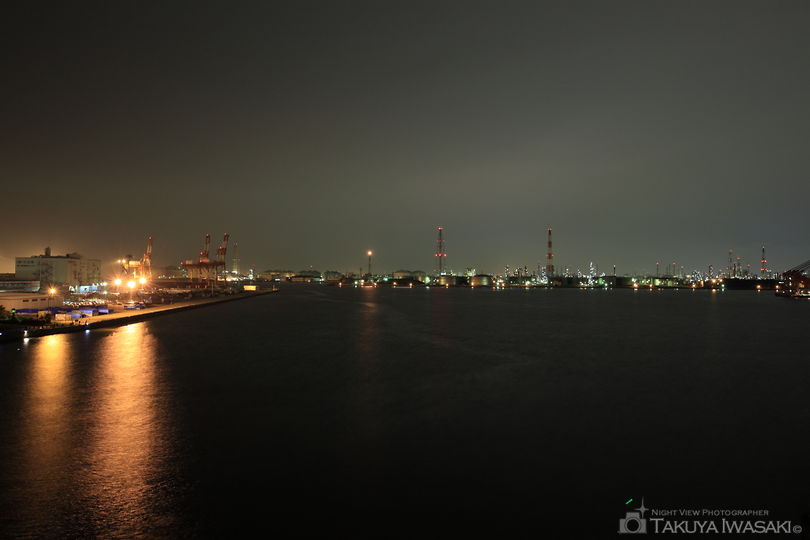 泉大津大橋の夜景スポット写真（1）