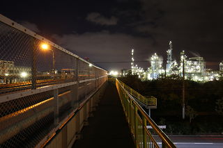 高砂1丁目・歩道橋の夜景スポット写真（4）class=