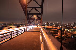 千歳橋の夜景スポット写真（4）class=