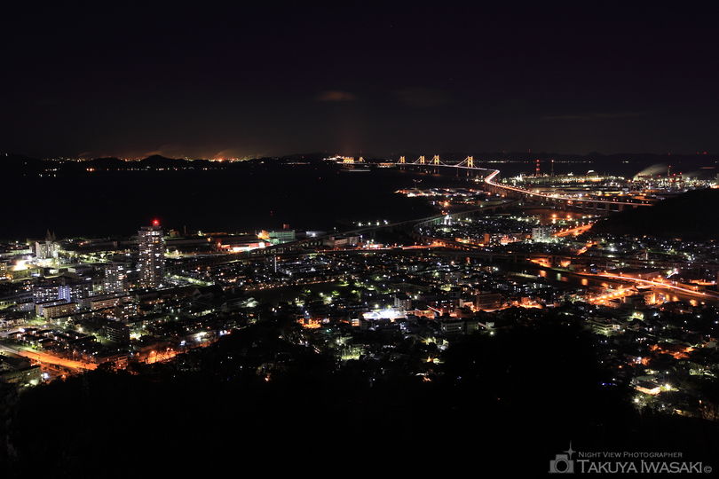 青ノ山展望台の夜景スポット写真（1）