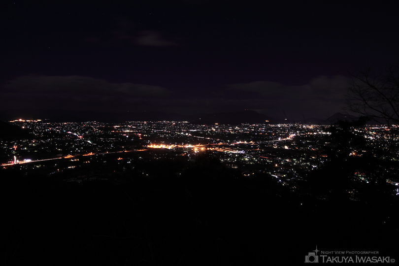 青ノ山 駐車場の夜景スポット写真（1）