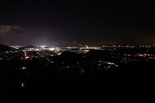 白峰展望台の夜景スポット写真（2）class=