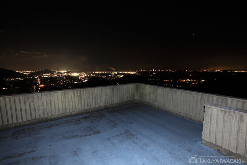 白峰展望台の夜景スポット写真（3）
