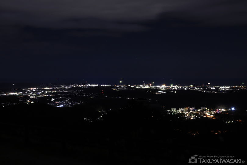 湯の岳 花と星の丘公園の夜景スポット写真（1）