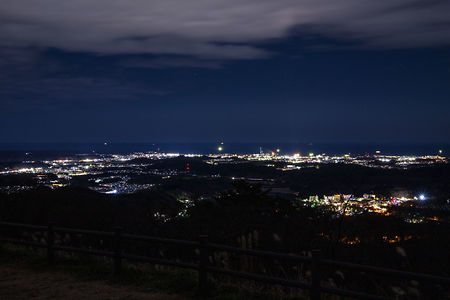 湯の岳 花と星の丘公園の夜景スポット写真（1）class=