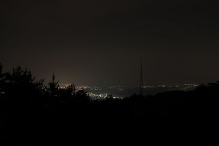 湯の岳の夜景スポット写真（1）class=