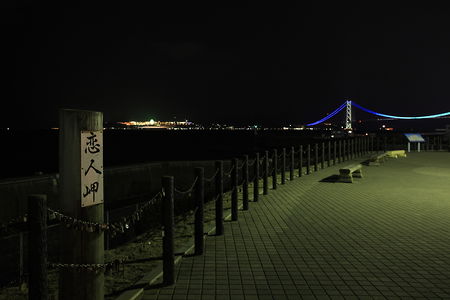 平磯緑地公園 恋人岬の夜景スポット写真（3）class=