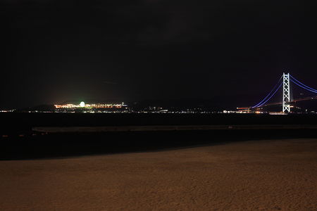 淡路島方面の夜景