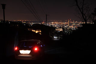 新神戸変電所前の夜景スポット写真（2）class=