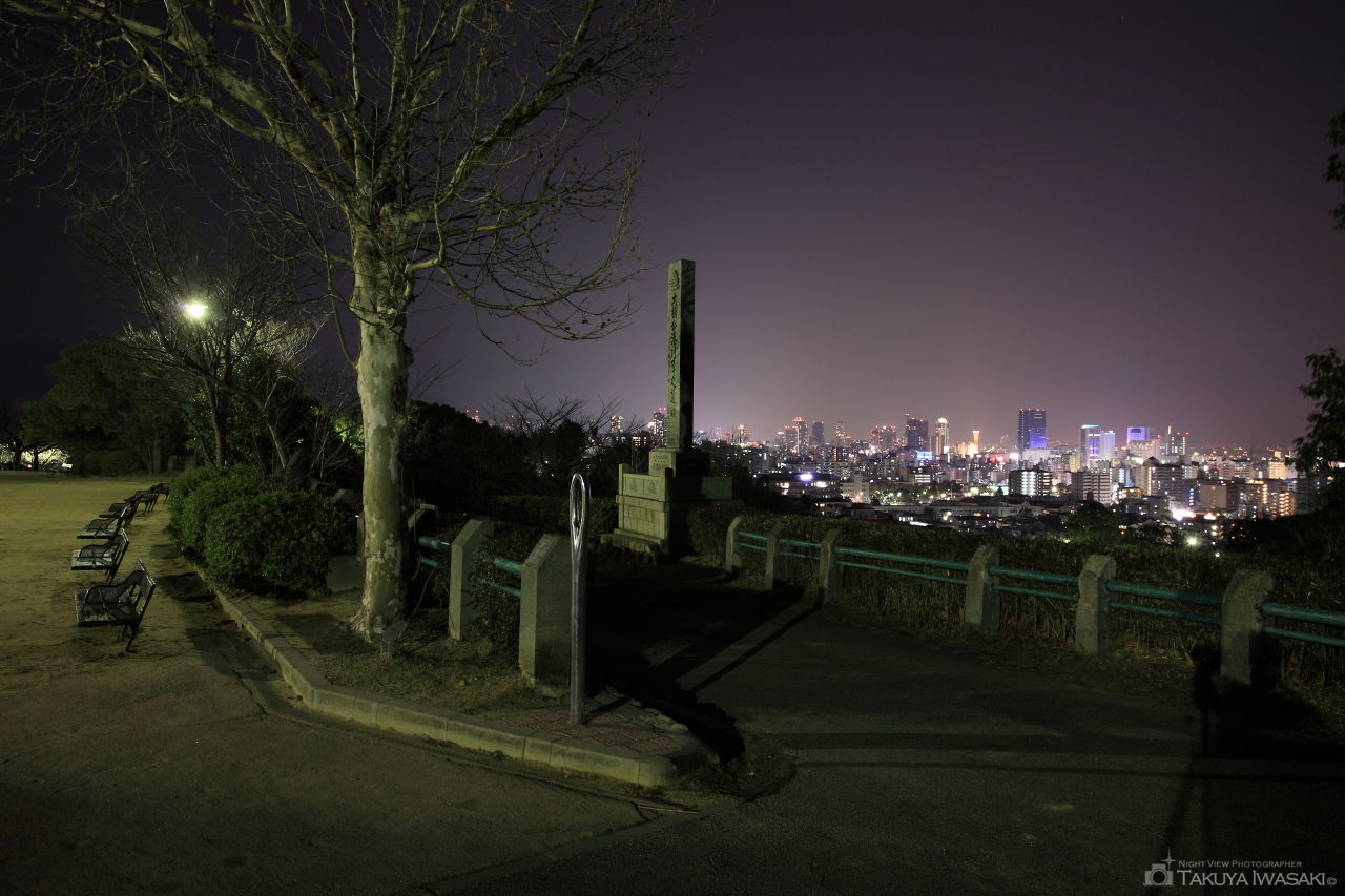 会下山公園の夜景スポット写真（2）