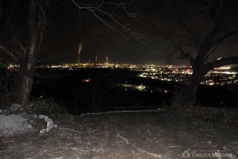 赤穂御崎灯台前の夜景スポット写真（3）
