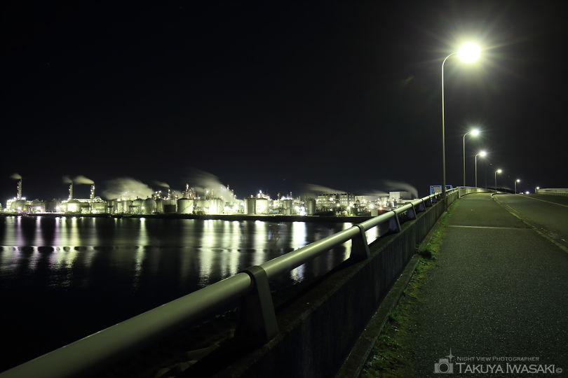網干臨海大橋の夜景スポット写真（3）