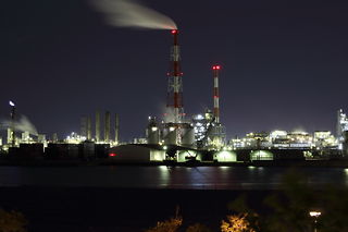 ダイセル化学工業方面の夜景
