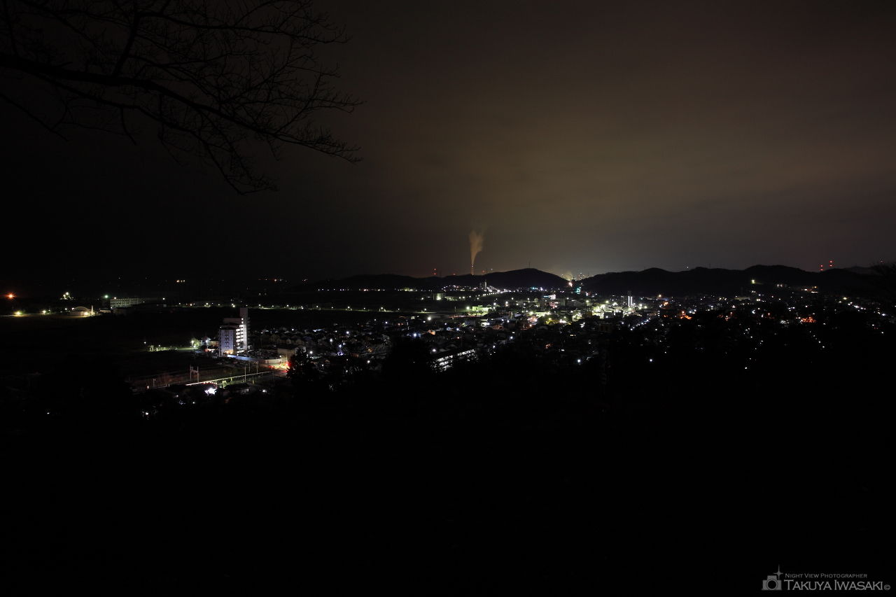 日笠山公園の夜景スポット写真（2）
