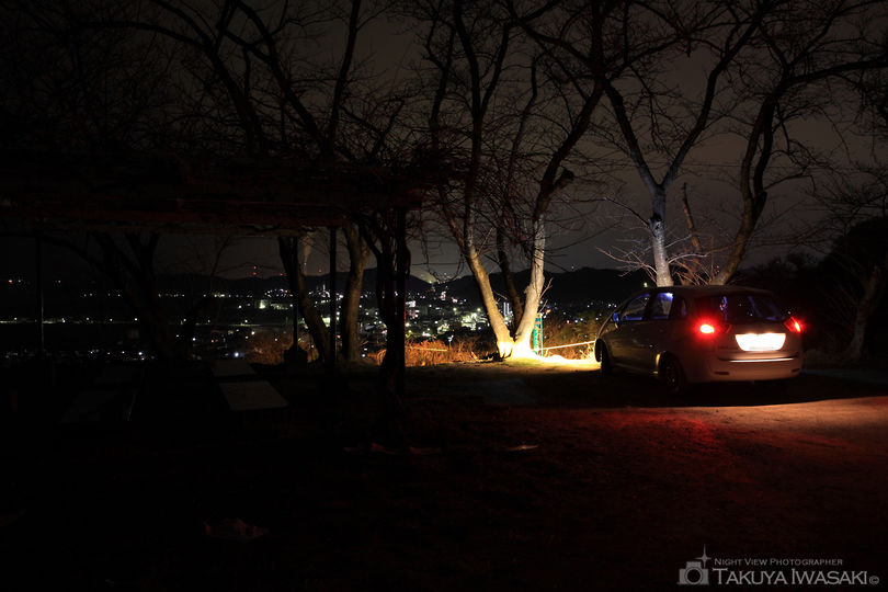 日笠山公園の夜景スポット写真（3）