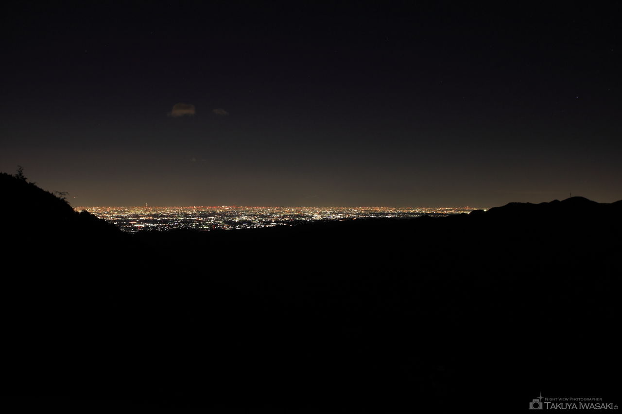 剣ヶ峰の夜景スポット写真（1）