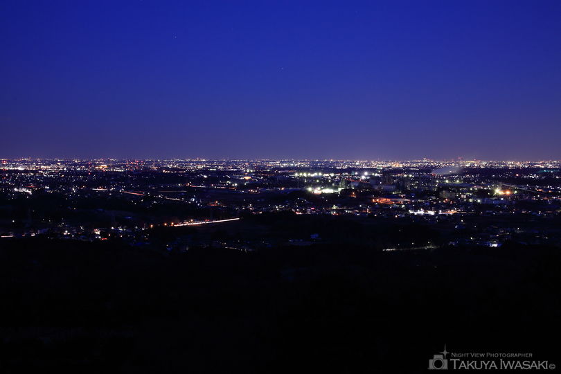 白銀平展望台の夜景スポット写真（2）