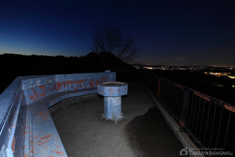 白銀平展望台の夜景スポット写真（3）