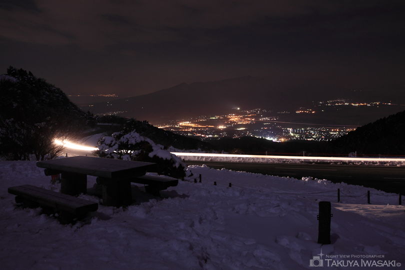 箱根・芦ノ湖展望公園の夜景スポット写真（3）