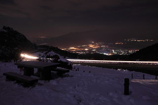 箱根・芦ノ湖展望公園の夜景スポット写真（3）class=