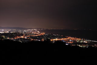 小田原市・相模湾を中心とした夜景