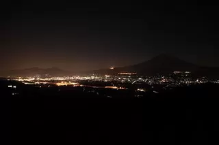 金太郎ふじみライン（静岡県道365号足柄峠線）の夜景