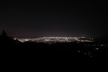 山北町・松田町方面の夜景