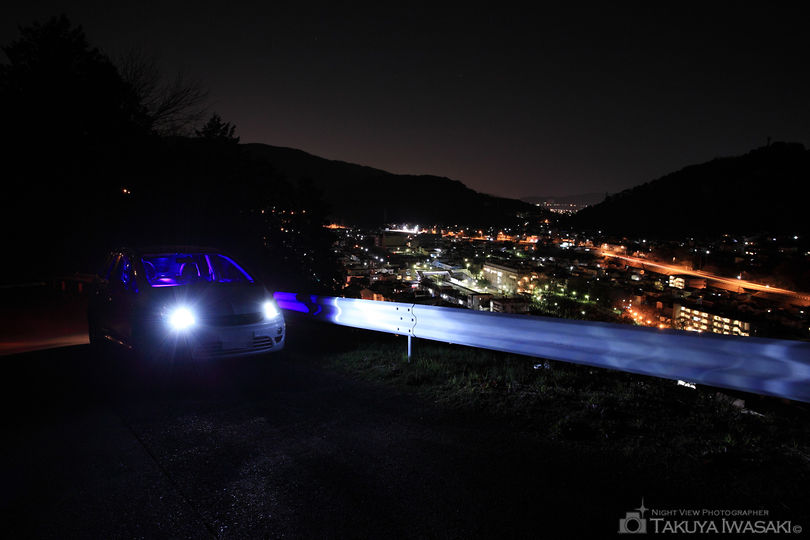 山北町 東名高速横の夜景スポット写真（3）