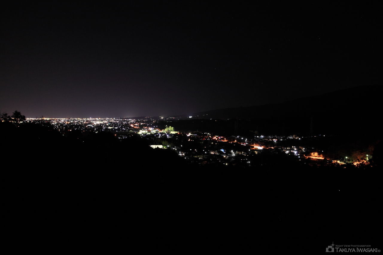 丸山公園の夜景スポット写真（1）
