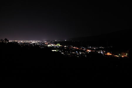 松田町方面を中心とした夜景