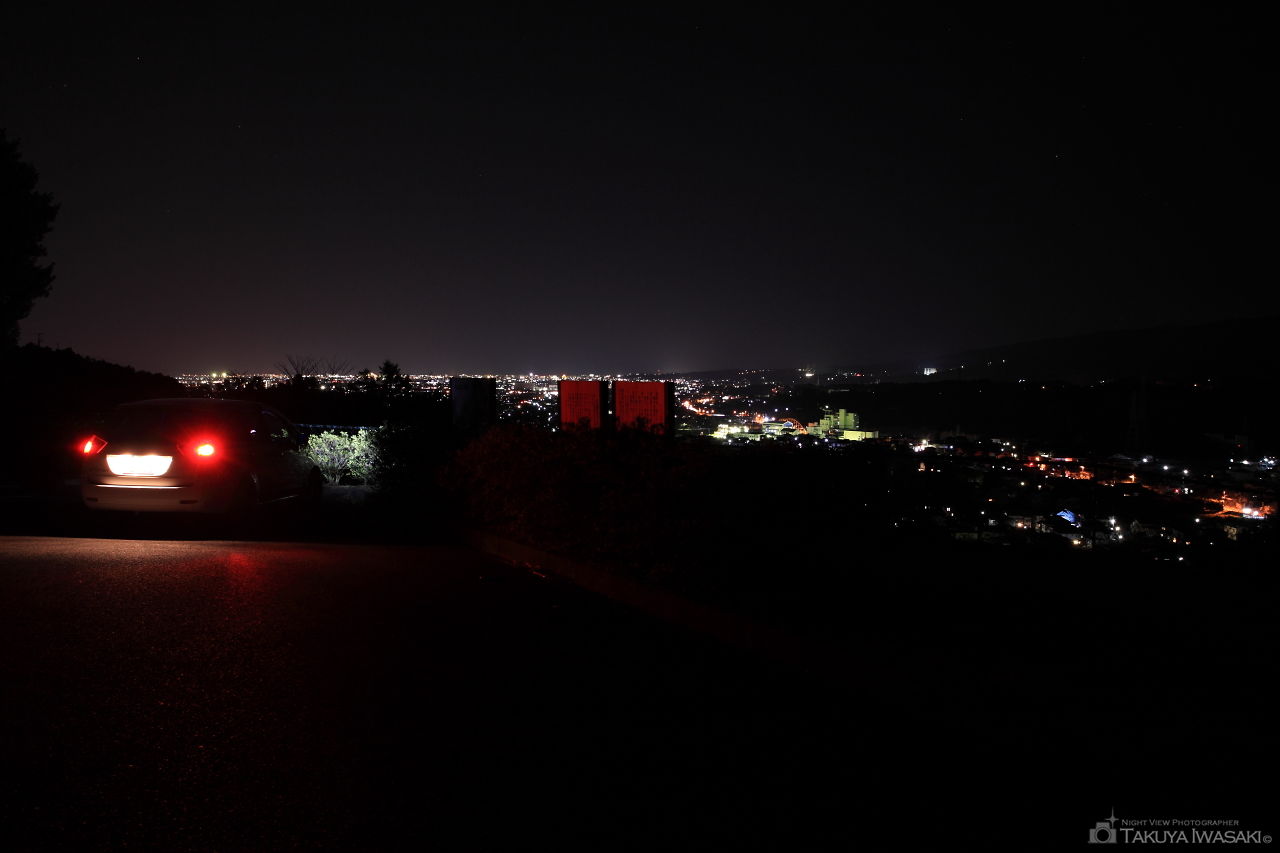 丸山公園の夜景スポット写真（2）