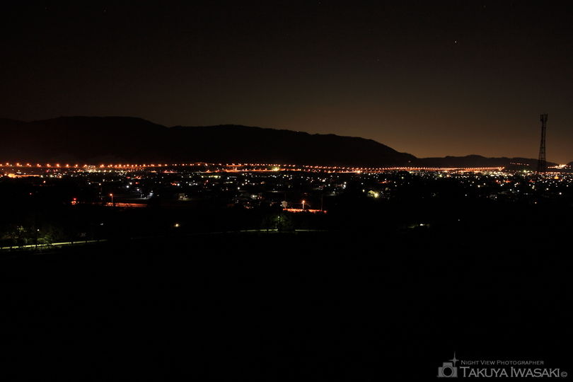 南足柄市運動公園の夜景スポット写真（1）